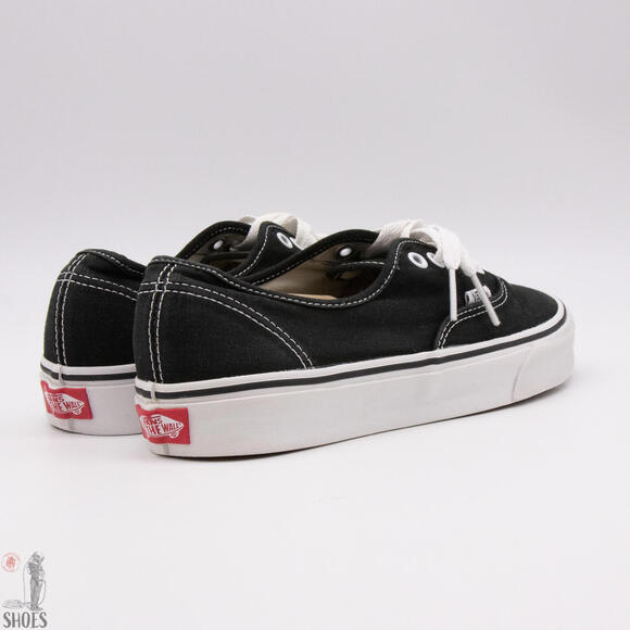 Vans Off The Wall Black Canvas Lace Up Sneaker - Women's Black Size 8.5 - Picture 5 of 13
